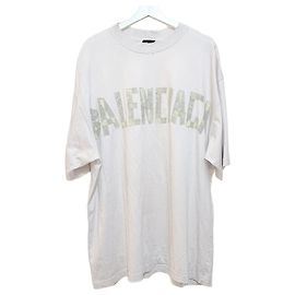 Balenciaga T-Shirt mit Klebeband-Logo