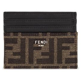 Fendi FF Squared Leder Kartenhalter (Stempel) ALWK