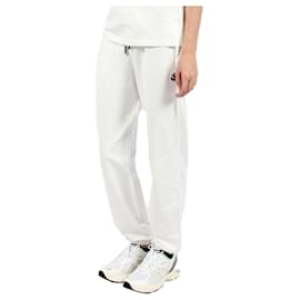 Pantalones de algodón con parche de logo - Moncler