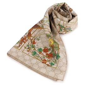 Sciarpa in twill di seta stampata - Gucci