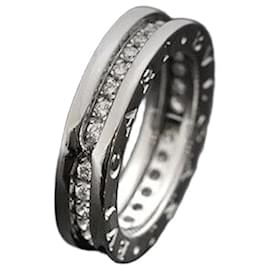 Ring aus Weißgold mit vollem Diamanten Größe - Bulgari