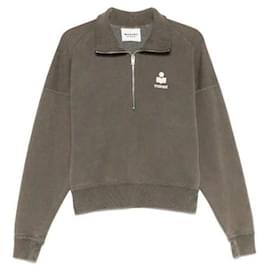 Felpa con zip a metà e logo DBEC - Isabel Marant