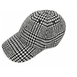 Cappellino da baseball in tweed a motivo pied-de-poule - Thom Browne