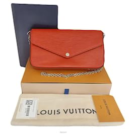 Louis Vuitton Borsa a Tracolla Pochette Felicie Epi Chain