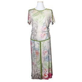 Etro Completo t-shirt e gonna verde a due pezzi