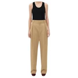 Bottega Veneta Pantalones de sarga de algodón