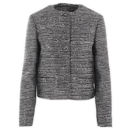 Gucci Chaqueta de Lamé de Tweed a Rayas