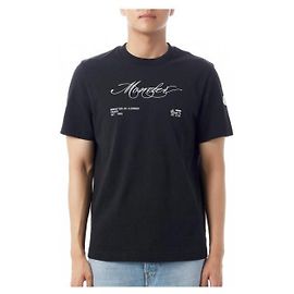 Moncler T-shirt in cotone con logo ricamato