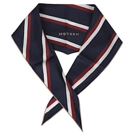 Sciarpa di seta a righe - Alexander Mcqueen