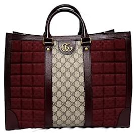 Gucci Borsa Tote Grande Ophidia Bordeaux