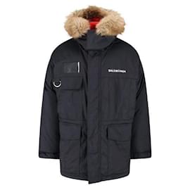 Reversible Hooded Down Jacket - Balenciaga