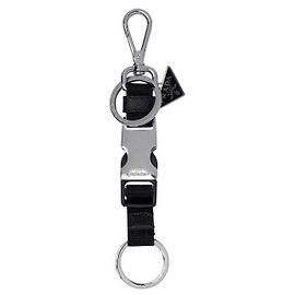 Prada Triangle Logo Keychain