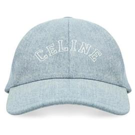 Cappellino da baseball in denim di cotone - Céline