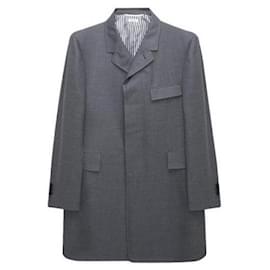 Cappotto Chesterfield Classico in Super Twill - Thom Browne