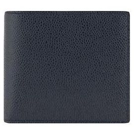 Thom Browne Portefeuille Bifold en Cuir Grain Pebble