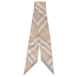 Burberry Schlanke Karosilk-Schal