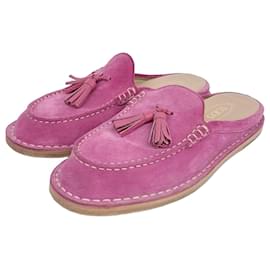 Mule in Pelle Scamosciata Handerskim di Tod's