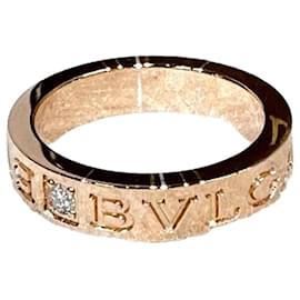 BB-Diamantring aus Roségold - Bulgari