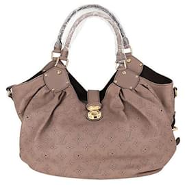 Louis Vuitton Mahina Große Schultertasche Indisches Pink