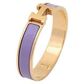 Clic Aqua PM Placcato Oro Rosa Lilla - Hermès