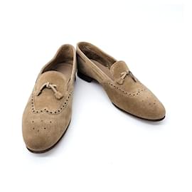 Mocassins en daim Hermès