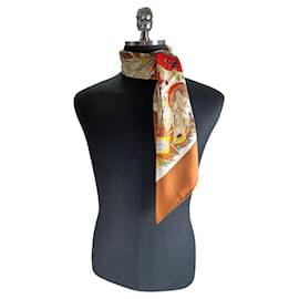 Sciarpa in seta fungo marrone - Gucci