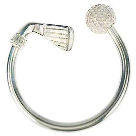 Tiffany & Co Chaveiro Kisling Golf Prata