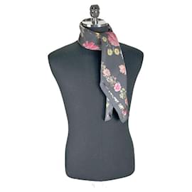 Blumen-Schal Dunkelgrau - Dior