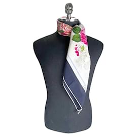 Chiffon-Seidenschal Bouquet - Loewe