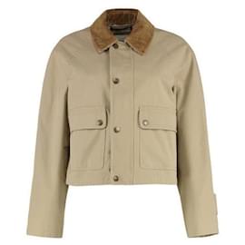 Burberry Chaqueta de campo de algodón