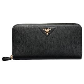 Prada Langer Ledergeldbörse