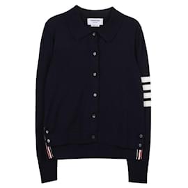 Damen Baumwoll Bar Hemd - Thom Browne
