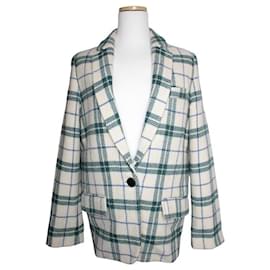 Chaqueta de lana a cuadros Isabel Marant Étoile