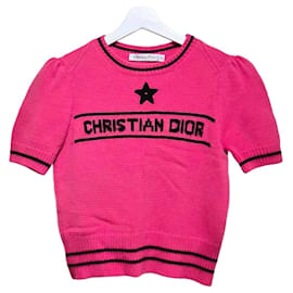 Christian Cashmere Kurzarmpullover - Dior