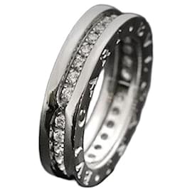 Ring aus Weißgold Voller Diamanten Größe - Bulgari