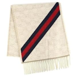 Sciarpa in lana GG Web - Gucci