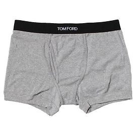 Tom Ford Cassetti con logo Biancheria intima per uomini Slip grigi