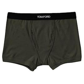 Bóxer elásticos con logo verde militar - Tom Ford