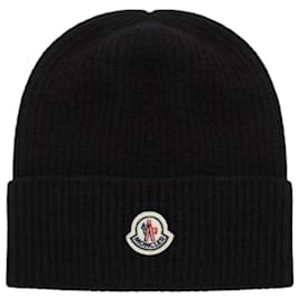 Moncler Berretto in cashmere nero