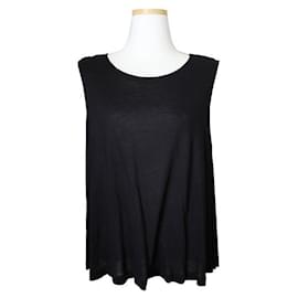 Schwarzes ärmelloses Top von Dries Van Noten