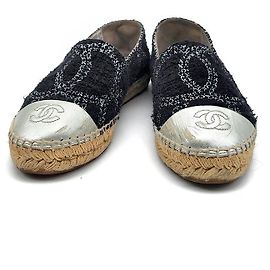 Chanel Sneakers Espadrille CC Tweed