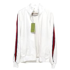 Gucci Web-Ärmel Zip-Up Trainingsjacke