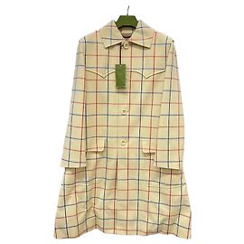 Gucci Baumwollmantel mit Fensterkaromuster