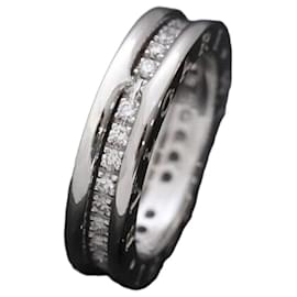 Bulgari Ring aus Weißgold mit Voll-Diamanten