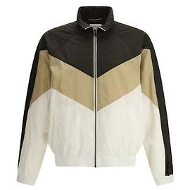 Saint Laurent Gekräuschte Nylon Bomberjacke