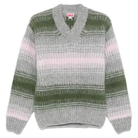 Speed Streifen V-Ausschnitt Pullover - Kenzo