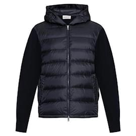 Sudadera con cremallera de lana acolchada - Moncler