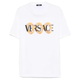 Maxi Kettenlogo T-Shirt - Versace