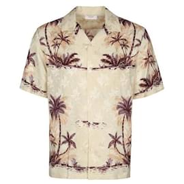 Camicia hawaiana in seta stampata - Céline