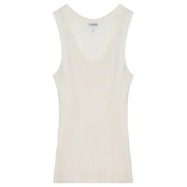 Loewe Anagram Tanktop aus Seide Anagram